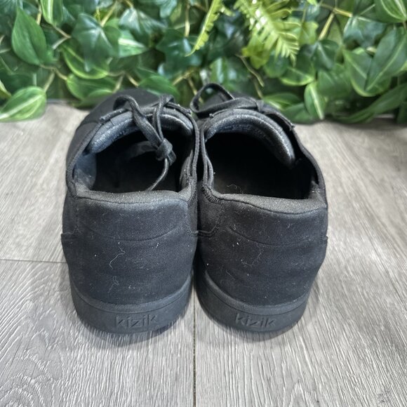 Kizik Irvine Blackout Canvas Shoes Slip On Lace Up Mens Size 11 Wide main image 8